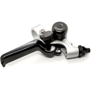 Brompton Brompton Brake Lever V2 with Bell - Right, Black/Silver