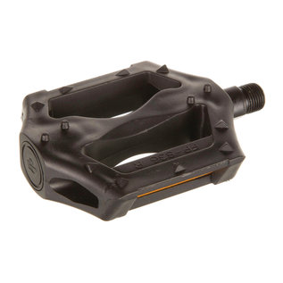 Evo EVO, Whirl, Pedals, Resin, Spindle: Steel, 1/2'', Black, Pair