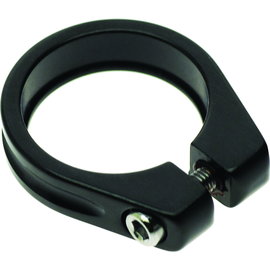 49N ALLOY SEAT CLAMP, 28.6mm - Black