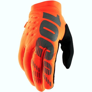 100% 100% Brisker Cold Weather Glove - Orange