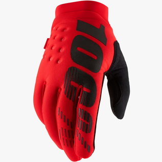 100% 100% Brisker Cold Weather Glove - Red