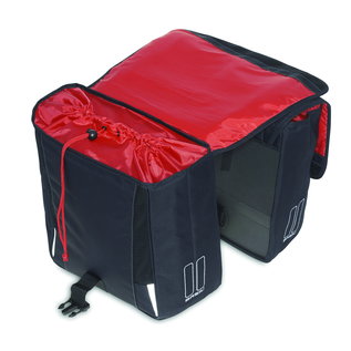 Basil Basil Sport Design Double Pannier - Black