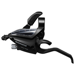 Shimano Shimano SHIFT/BRAKE LEVER, ST-EF500-8R, RIGHT 8-SPEED EZ-FIRE PLUS, 2F-ALLOY, FOR V-BRAKE, BLACK