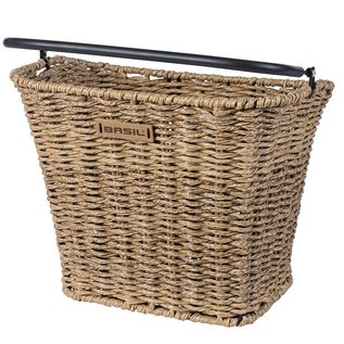 Basil Basil Bremen KlickFix Rattan Front Basket Green