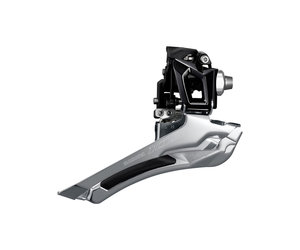 Shimano FRONT DERAILLEUR, FD-R7000-L, 105, FOR REAR 11-SPEED, DOWN-SWING,BRAZED-ON TYPE, CS-ANGLE:61-66, FOR TOP GEAR:46-53T, BLACK - JV Bike Shimano FRONT DERAILLEUR, FD-R7000-L, 105, FOR REAR 11-SPEED, DOWN-SWING,BRAZED-ON TYPE, CS-ANGLE:61-66, FOR TOP GEAR:46-53T, BLACK - JV Bike