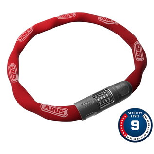 Abus Abus 8808C Chain Lock - 85cm, Red