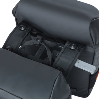 Basil Basil Miles Double MIK Pannier, 34L - Black/Slate