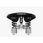Brooks England Brooks B135 Unisex - Black Top - Chrome Steel w/Double Springs
