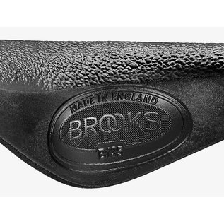 Brooks England Brooks B135 Unisex - Black Top - Chrome Steel w/Double Springs