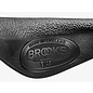 Brooks England Brooks B135 Unisex - Black Top - Chrome Steel w/Double Springs