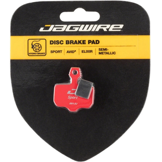 Jagwire Jagwire Disc Brake Pads for Avid Elixir, SRAM Level TL, T, DB5, DB3, DB1, Redzone Semi-Metallic Compound