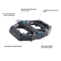 Shimano Shimano PD-GR400 DEORE - Black