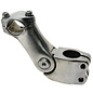 49N 49N Adjustable Threadless Stem,1 1/8" Steer, 25.4mm bar clamp, 105mm, Silver