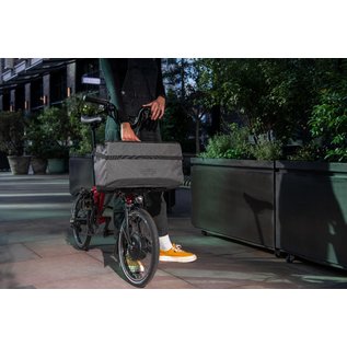 Brompton Brompton Electric Basket Bag (BMZ) - Dark Grey