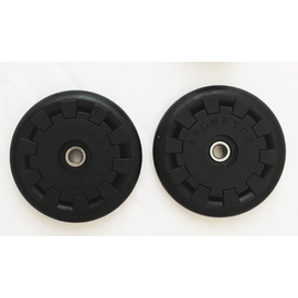 Brompton Eazy Wheel Rollers - 5mm holes (Pair) - Rollers Only