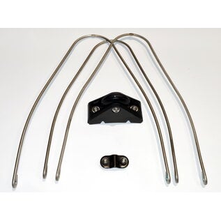 Brompton Brompton Rear Advance Mudguard Stay Set, Version L - TITANIUM