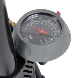 Evo Evo Hurricane Floor Pump with Gauge, Black