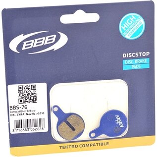 Tektro BBB DiscStop BBS-76 Disc Brake pads - Tektro IOX, Lyra, Novela