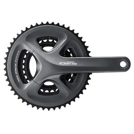 Shimano FC-R2030, CLARIS 175MM 2-PCS FC, FOR REAR 8-SPEED, 50X39X30T W/O BB, W/O CHAIN GUARD