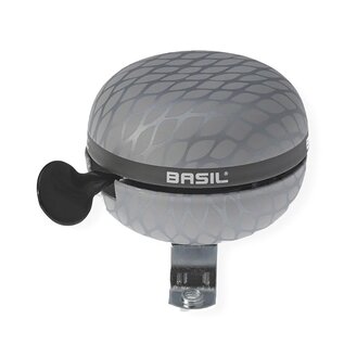 Basil Basil, Noir, Bell, 60mm, Silver