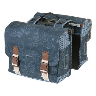 Basil Basil Bohème MIK Double Pannier - Blue