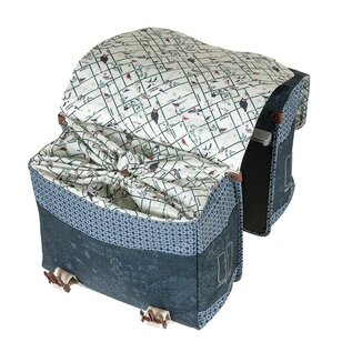 Basil Basil Bohème MIK Double Pannier - Blue