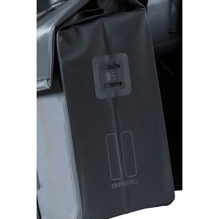 Basil Basil Urban Dry Double Bag - Solid Black