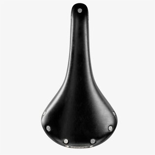 Brooks England Brooks B15 Swallow - Black Top - Chrome Steel