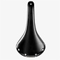 Brooks England Brooks B15 Swallow - Black Top - Chrome Steel