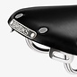 Brooks England Brooks B15 Swallow - Black Top - Chrome Steel