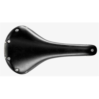 Brooks England Brooks B15 Swallow - Black Top - Chrome Steel