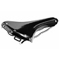 Brooks England Brooks B15 Swallow - Black Top - Chrome Steel
