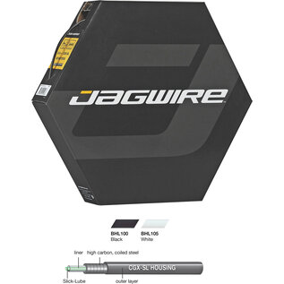 Jagwire JAGWIRE SPORT CGX-SL BRAKE HOUSING W/ SLICK-LUBE LINER - 1 m - Black
