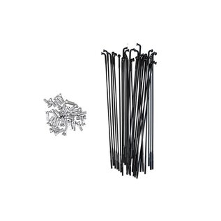 Brompton Brompton Double Butted Double Butted Spoke + Nipple Set - Black - 136mm