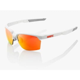100% SPORTCOUPE® - Soft Tact White - HiPER Red Multilayer Mirror Lens