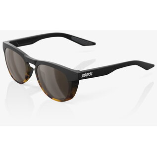 100% 100% SLENT - Soft Tact Black / Havana Fade - HiPER Silver Mirror Lens