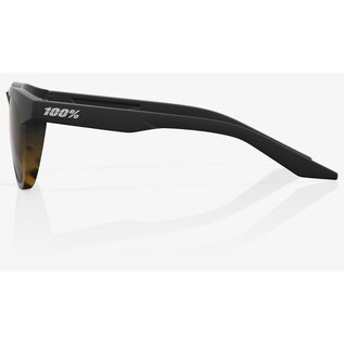 100% 100% SLENT - Soft Tact Black / Havana Fade - HiPER Silver Mirror Lens