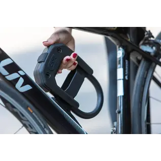 HIPLOK Hiplok DXF Lock w/Frame Clip - Black
