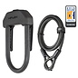 HIPLOK Hiplok DX Plus Lock (Wearable D-Lock w/2m cable) - Black