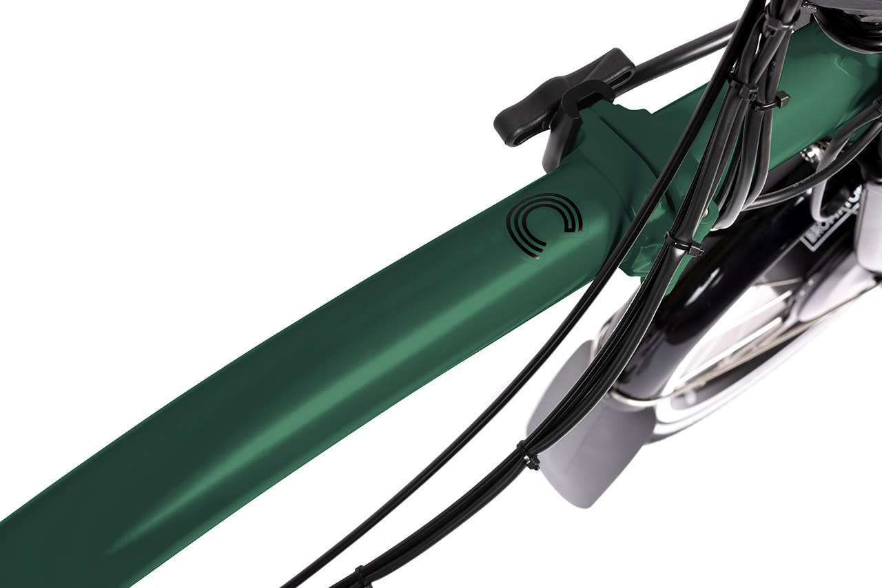 2025 Brompton Electric C Line Explore Mid Racing Green JV Bike