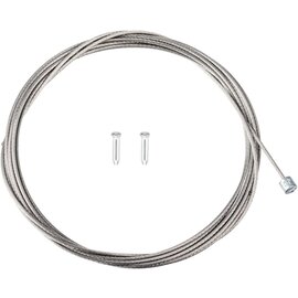Jagwire JAGWIRE Slick Shifter Single Cable, Stainless - Shimano 1.1mm x 2300mm