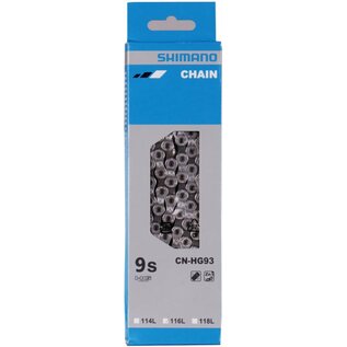 Shimano 9sp Chain 9 spd HG93 6.6 pin 116L Shimano XT
