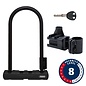 Abus Abus, Ultra 410K, U-Lock, Key, 12mm, 170x230mm, 6.7''x9'', SH34, Black