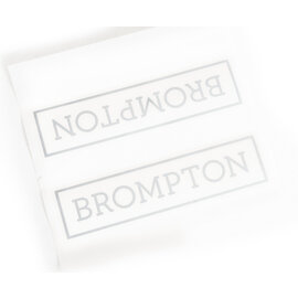 Brompton Brompton Decal - Standard - Silver