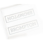 Brompton Brompton Decal - Standard - Silver
