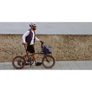 Brompton Brompton Borough WP Roll Top Large - Navy/Grey