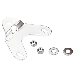 Brompton Replacement Light/Reflector Bracket - L/E versions - Silver