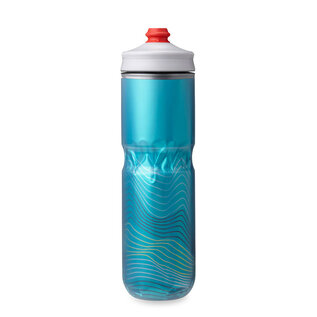 Polar Bottle Polar/Hydrapak, Surge Ascent, Water Bottle, 700ml / 24oz, Blue