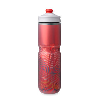 Polar Bottle Polar/Hydrapak, Surge Ascent, Water Bottle, 700ml / 24oz, Red