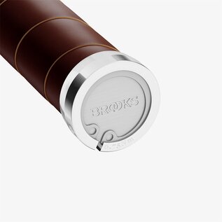 Brook's England Brooks Slender Leather grips - 100/100 - Antique Brown